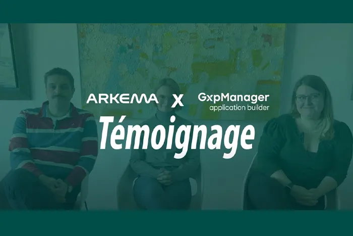 Photo du témoignage client de l'entreprise Arkema pour son application GxpManager