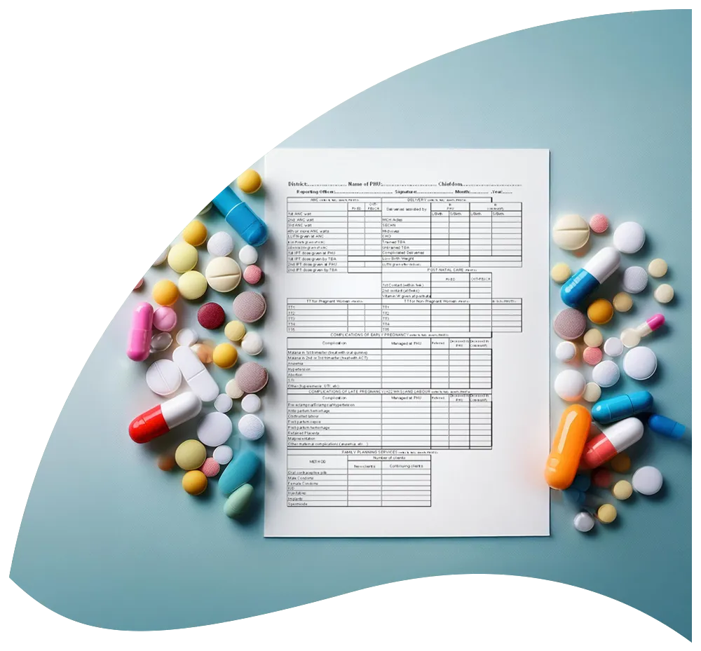 visuel illustrant la digitalisation des donnée qualité des médicaments